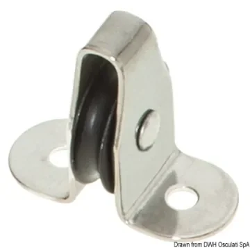 Osculati - SS small vertical block aluminium sheave 2.5 mm - 55.063.25 product image
