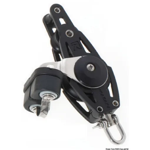 Osculati - Double fiddle block w/becket u. cam cleat A - 55.064.01 product image