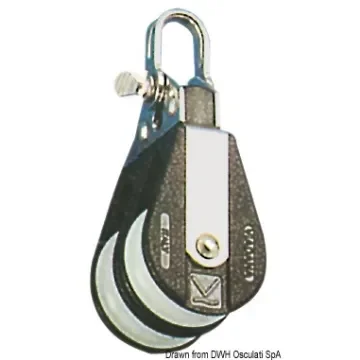 Osculati - Double block w/fixed head B - 55.072.10 product image