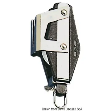 Osculati - Double fiddle block w/cam A - 55.077.08 product image