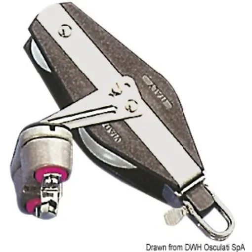 Osculati - Double fiddle block w/cam C - 55.077.12 product image