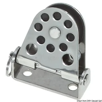 Osculati - Vertical pivoting block &amp;#216; 28 mm for lines 4 mm - 55.082.11 product image