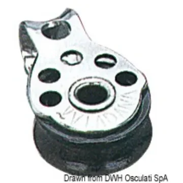 Osculati - SS mini-block single 17x5 - 55.090.01 product image