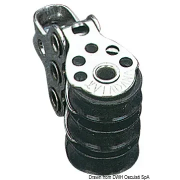 Osculati - SS mini-block triple 17x5 - 55.090.06 product image