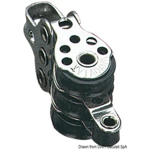 Osculati - SS mini-block triple w/becket 17x5 - 55.090.07 product image