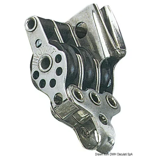 Osculati - SS triple block w/becket and cam 17x5 - 55.090.11 product image