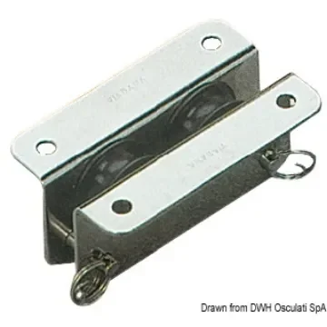 Osculati - SS recess block 2pulleys 25x8 - 55.240.03 product image