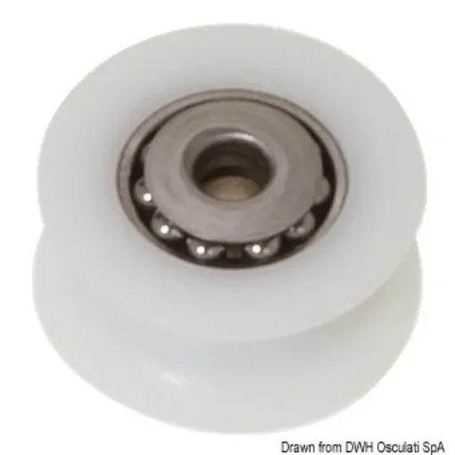 Osculati - Delrin pulley w/SS balls 20 mm &amp;#216; 8 - 55.244.01 product image
