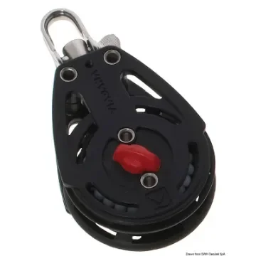 Osculati - Single block anticlockwise rotation - 55.408.01 product image