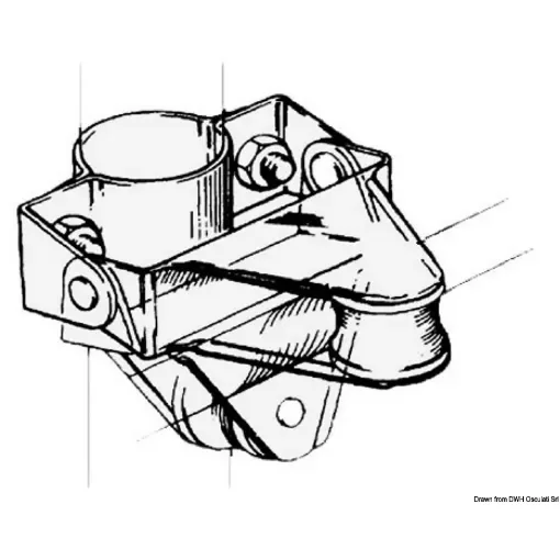 Osculati - SEA SURE footblock for furling systems - 55.508.00 product image