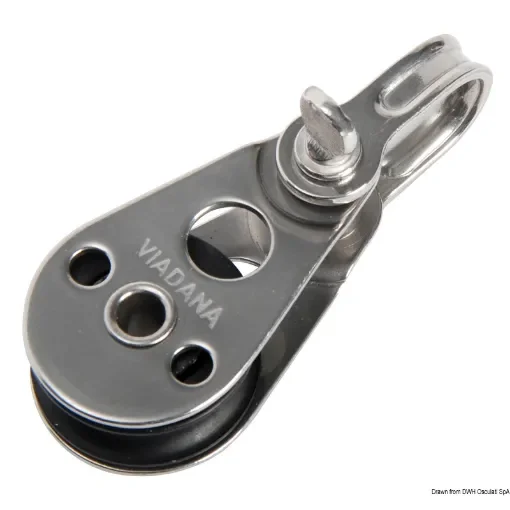 Osculati - SS block 1pulley for steel cable 25x4 - 55.512.74 product image