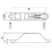 Osculati - Ropestop Cleat - 56.205.08 product image