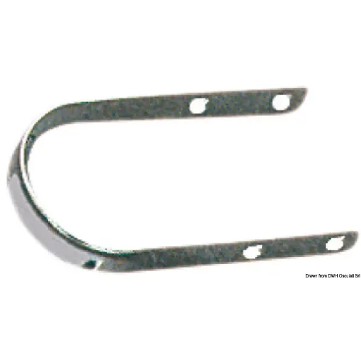 Osculati - SS U-plate, 4 holes - 58.331.00 product image