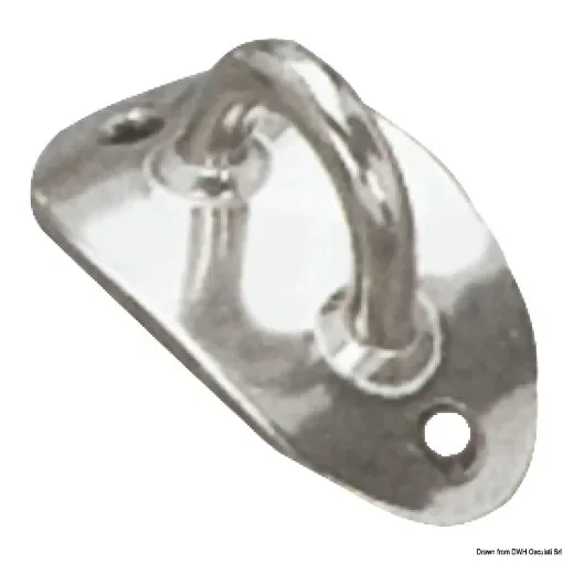 Osculati - Spinnaker pole attachment on plate on horizontal curved base - 60.137.30 product image