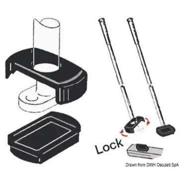 Osculati - Flexible tiller extension fitting - 60.237.60 product image