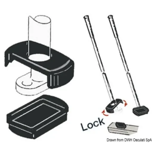 Osculati - Flexible tiller extension fitting - 60.237.60 product image