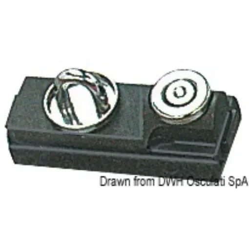 Osculati - Anodised aluminium fairlead - 61.593.01 product image