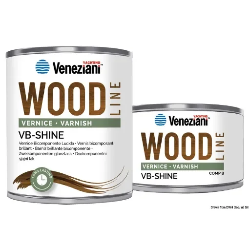 Osculati - VENEZIANI Wood Line two-component glossy paint 0.75 l - 65.016.02 product image