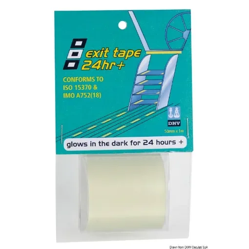 Osculati - PSP MARINE TAPES Exit Tape luminescent adhesive tape - 65.118.30 product image