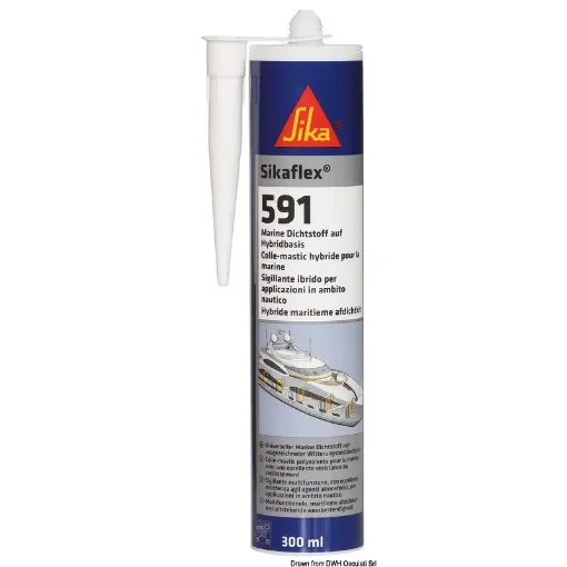 Osculati - SIKAFLEX 591 polymer sealant black 300 ml - 65.288.02 product image