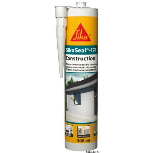 Osculati - Silicone sigillante SikaSeal-174 nero 300ml - 65.418.02 product image