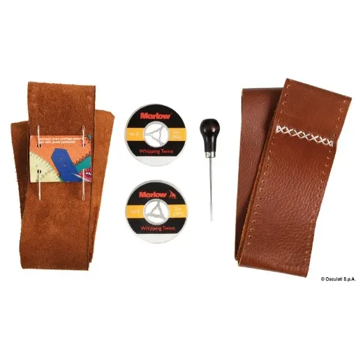 Osculati - Kit to cover steering wheels w/leather brown - 65.527.01 product image