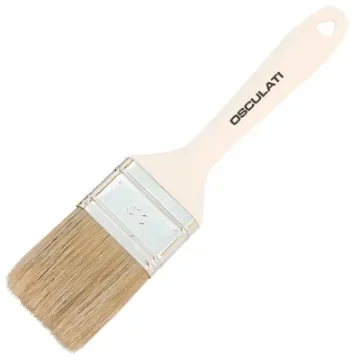 Paint brush with plastic handle for fiberglass product image