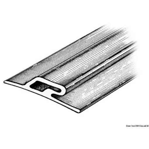 Osculati - Profilo paracolpi 3,5x60x16 mm grigio RAL 7012 - 66.021.03 product image