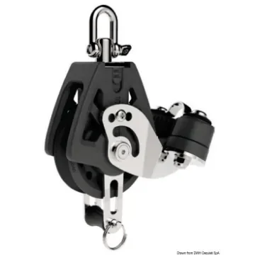 Osculati - Synchro 50 single block w/becket and cam cleat - 68.309.51 product image