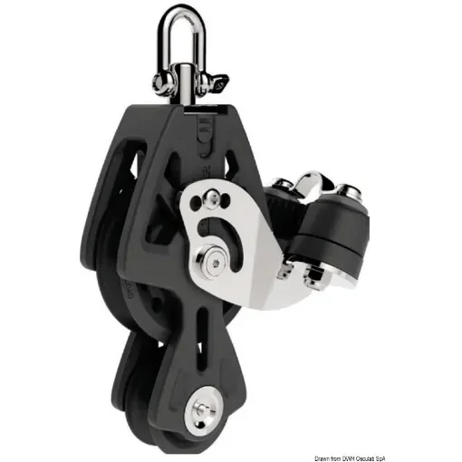 Osculati - Synchro 60 fiddle block w/cam cleat - 68.337.61 product image