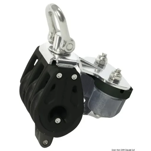 Osculati - Control 30 triple block w/becket and cam cleat - 68.410.31 product image