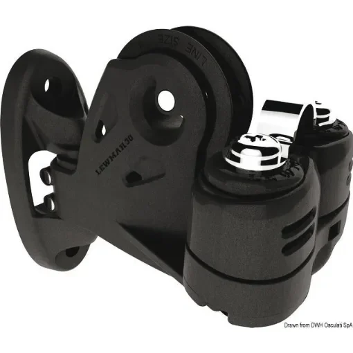 Osculati - Control 30 pivoting exit block w/cleat - 68.465.31 product image