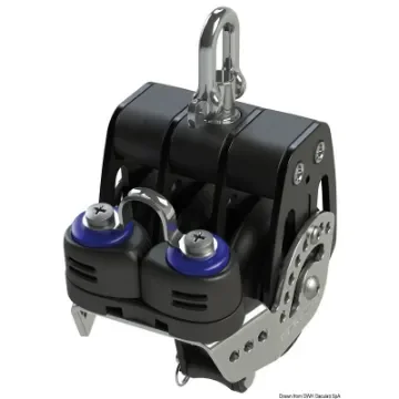 Osculati - HTX 50 triple block w/becket and cam cleat - 68.610.50 product image
