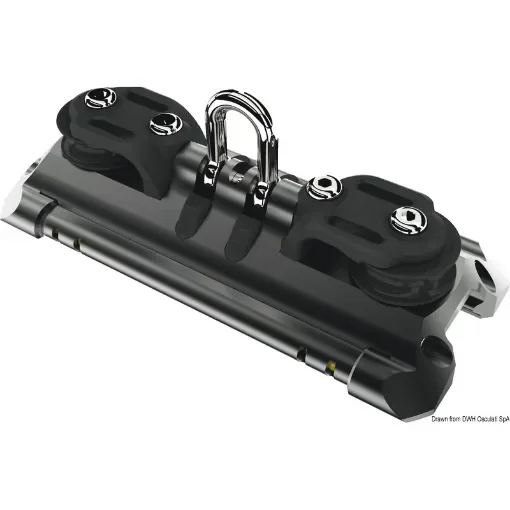 Osculati - Mainsheet car size 1 w/shackle control line sheave - 68.711.01 product image