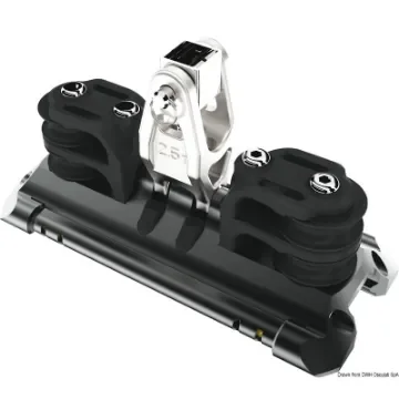 Osculati - Mainsheet car bigger upstand double control sheave - 68.714.01 product image