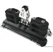 Osculati - Mainsheet car 2 upstand double control line sheave - 68.722.02 product image