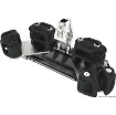 Osculati - Mainsheet car 1 upstand double control line sheave w/cleat - 68.725.01 product image