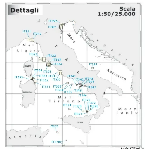 Osculati - Navimap marine chart IT323-IT324 - 70.051.07 product image