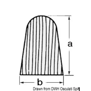 Osculati - ARC gunnel profile - 71.012.00 product image