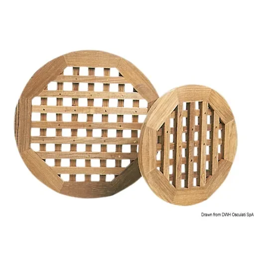 Osculati - Teak round grating &amp;#216; 500 mm - 71.118.03 product image