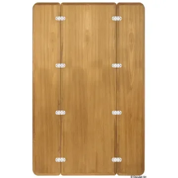 Osculati - Tavolo teak pieghevole senza bordo 125x80 - 71.203.10 product image