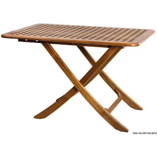 Osculati - Foldable teak table 118x70 cm - 71.305.80 product image