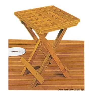 Osculati - Foldable teak stool 30x30x45 cm - 71.308.00 product image