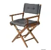 Osculati - Teak folding chair dark grey padded fabric - 71.326.32 product image