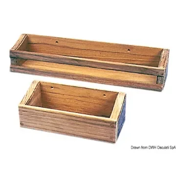 Osculati - Teak object holder 180x60x75 mm - 71.326.50 product image