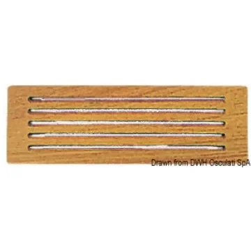 Osculati - Teak protection front panel 300x100 mm - 71.396.31 product image
