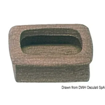 Osculati - Teak handle 40x40 mm - 71.601.21 product image