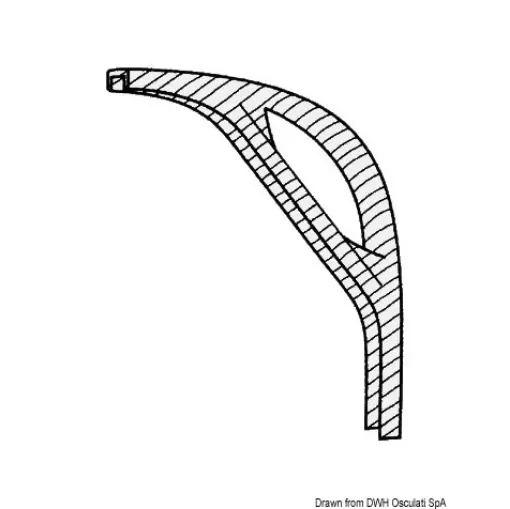 Osculati - Teak base corner - 71.608.19 product image