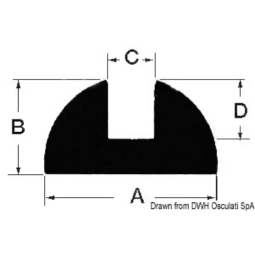 Osculati - Teak profile - 71.608.18 product image