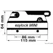 Osculati - EASYLOCK mini double - 72.090.20 product image